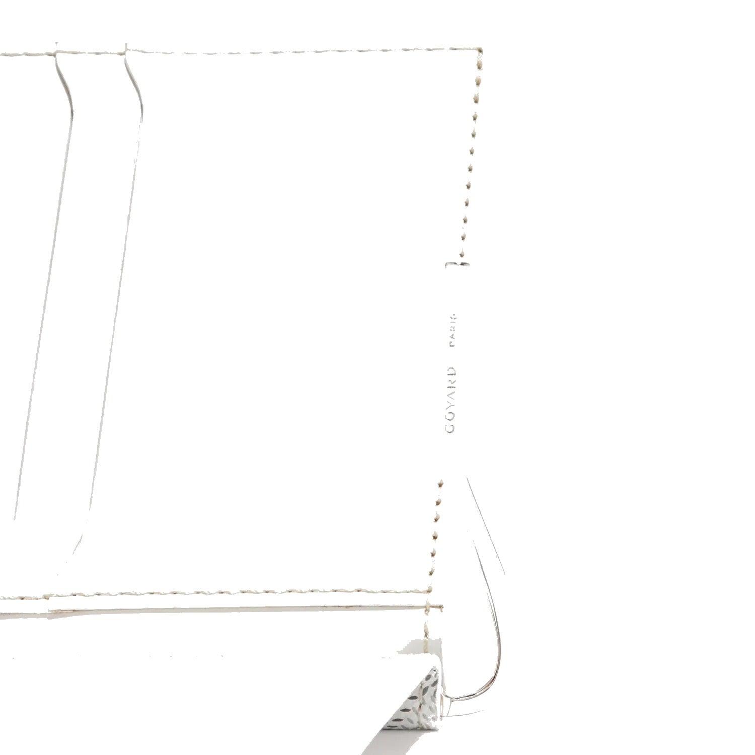 Leather Money Clip Card Holder - White - 30