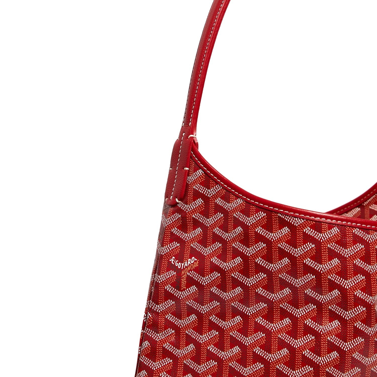 Slouchy Hobo Shoulder Bag - Red - 16