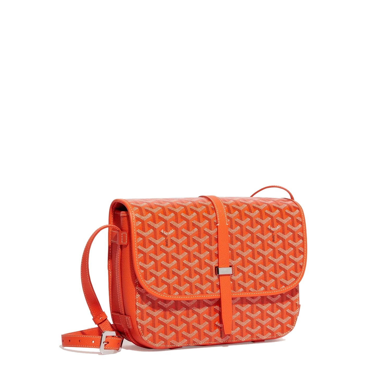 Canvas Crossbody Messenger - Medium - Orange