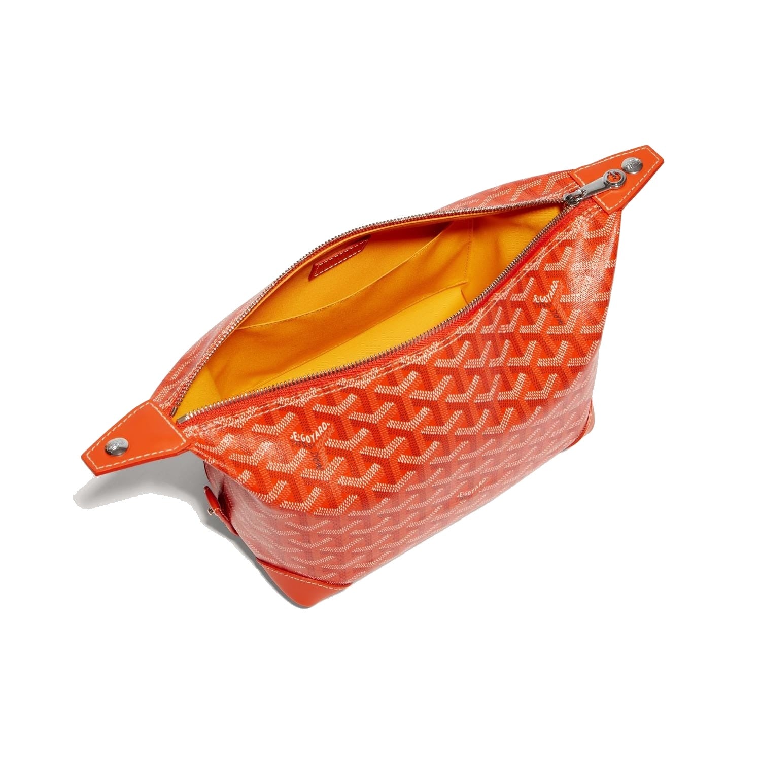 Canvas Bowling Toiletry Bag - Orange - 15