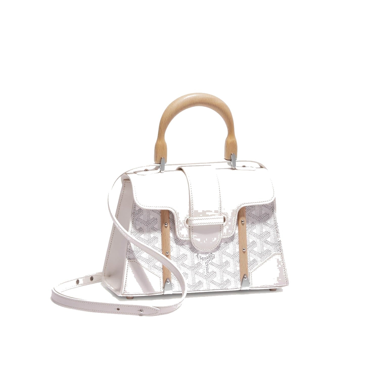 Structured Mini Top-Handle Bag - White