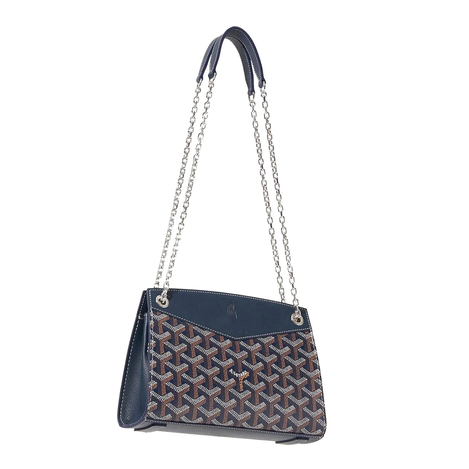 Structured Mini Bucket Bag - Navy Blue - 37