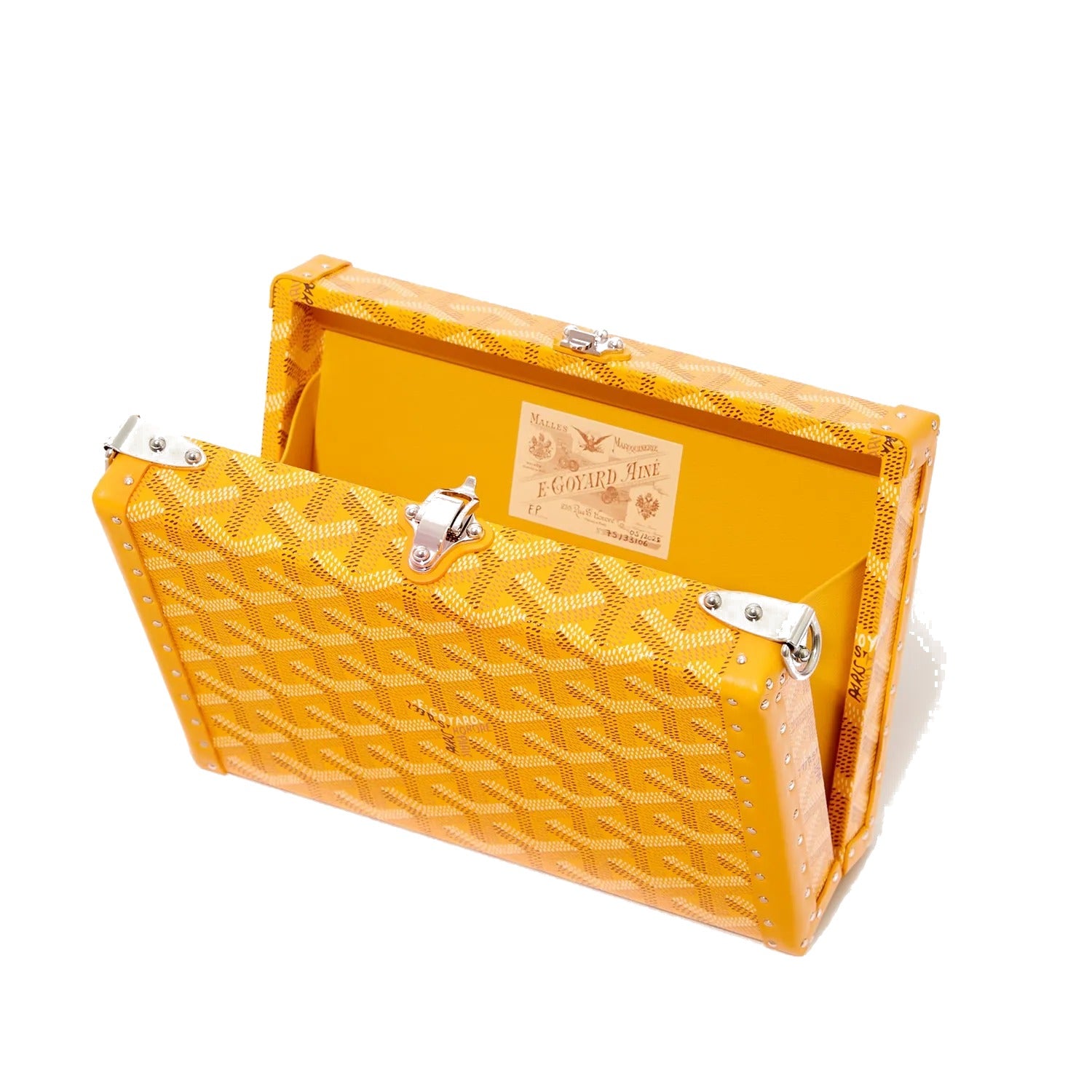 Trunk Crossbody Box Bag - Yellow - 19