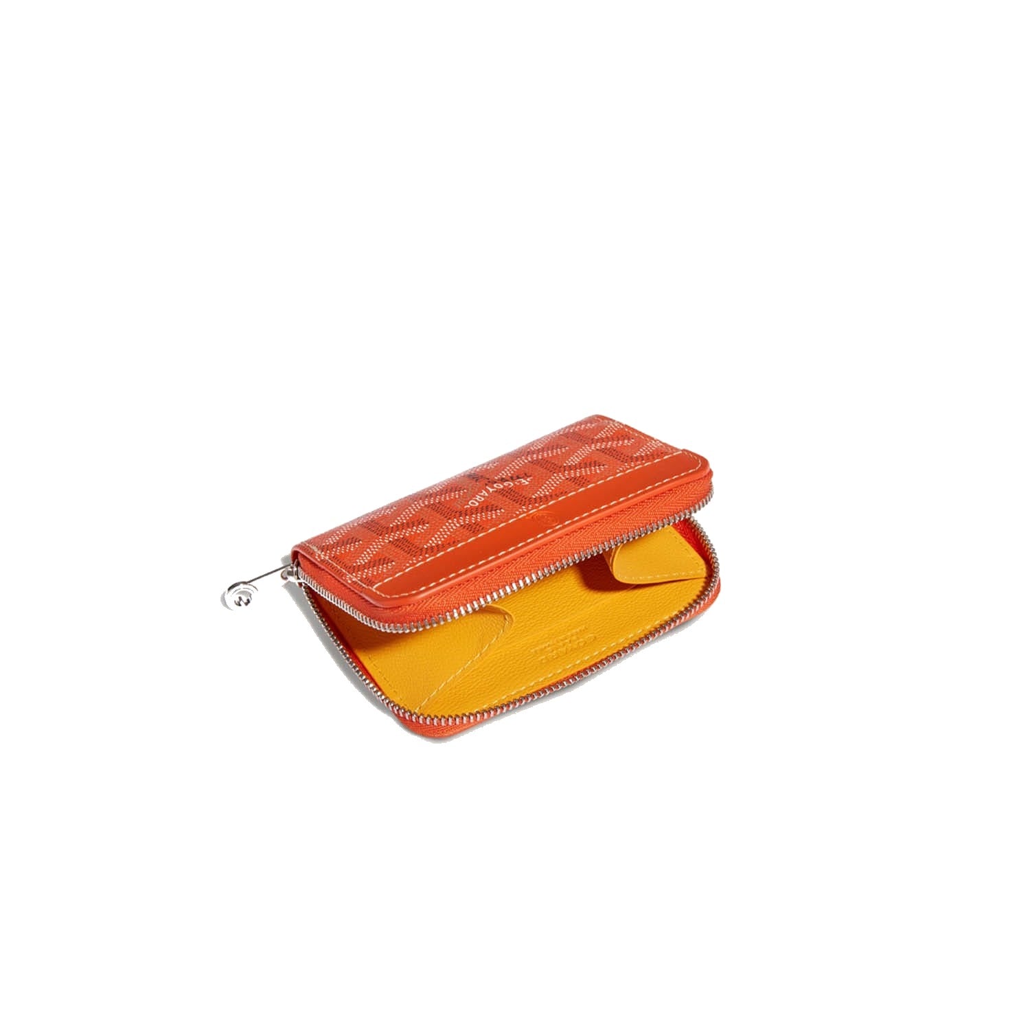 Compact Snap Coin Purse - Orange - 11