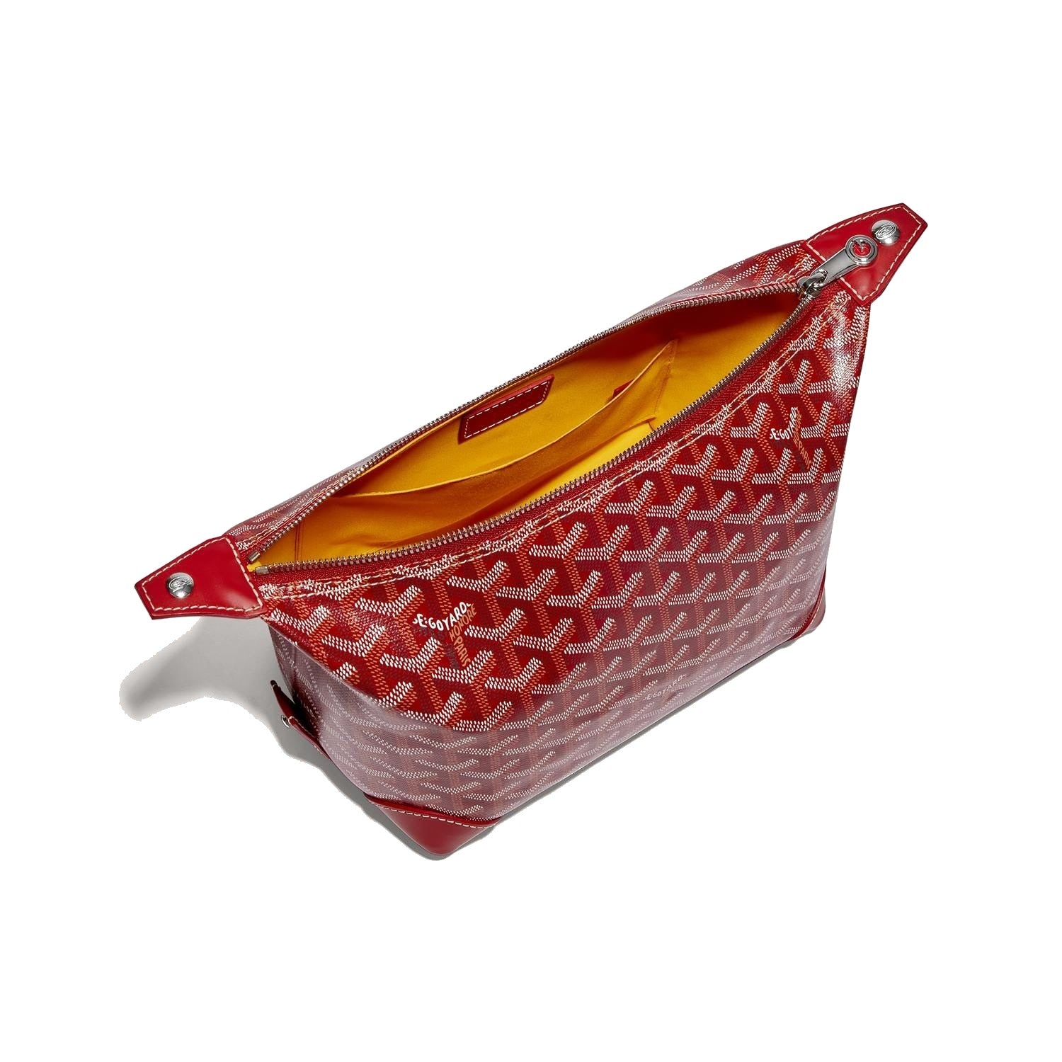 Canvas Bowling Toiletry Bag - Red - 11