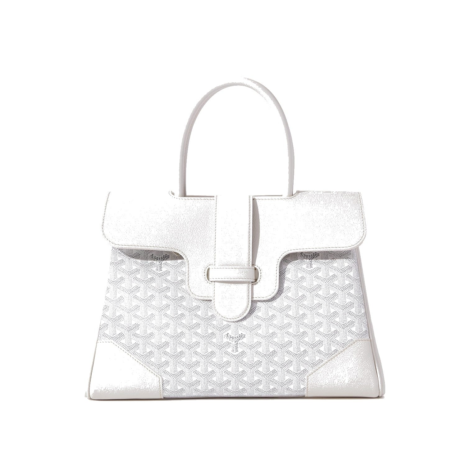 Structured Convertible Tote Bag - White - 65
