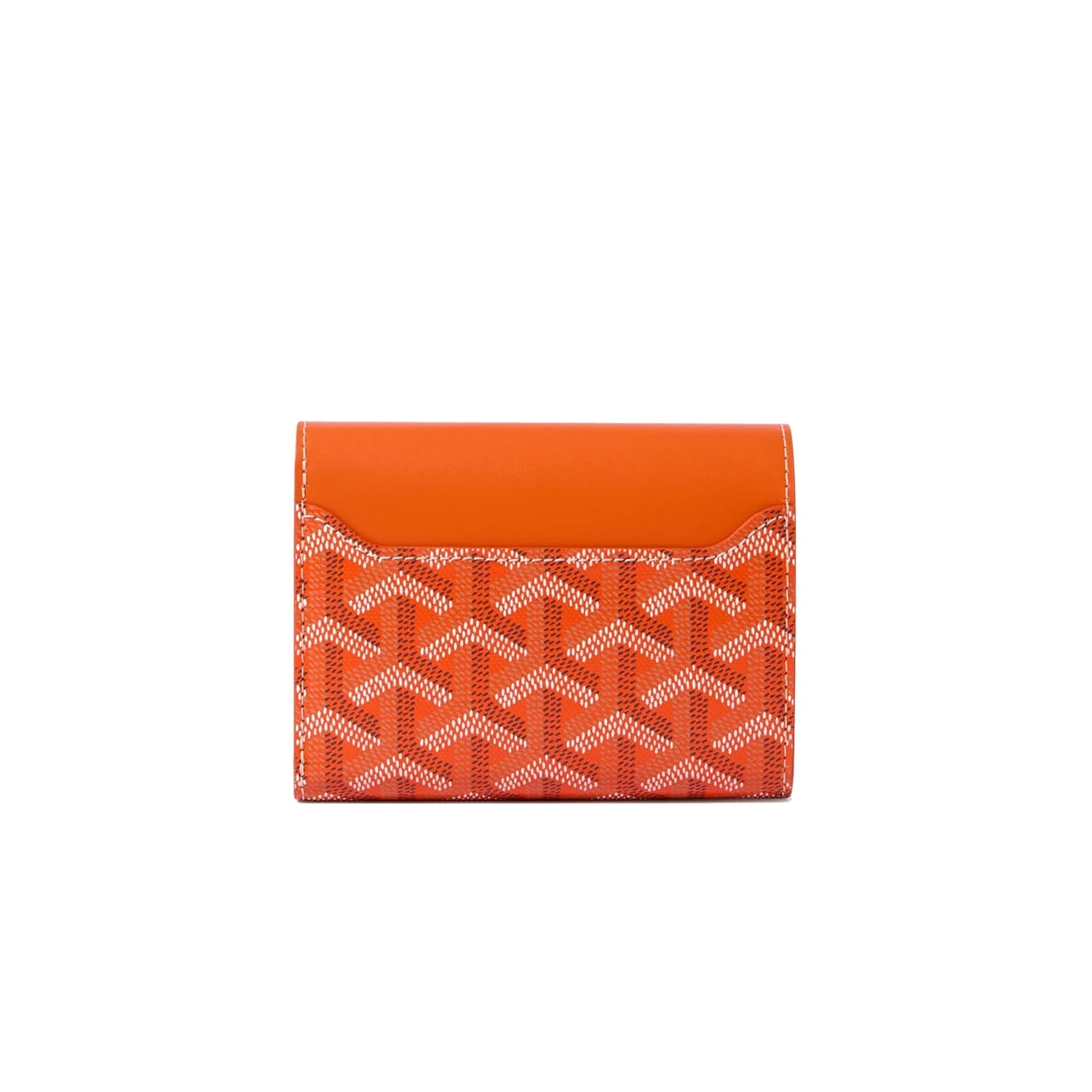 Compact Bi-Fold Wallet with Coin Pocket - Orange - 14