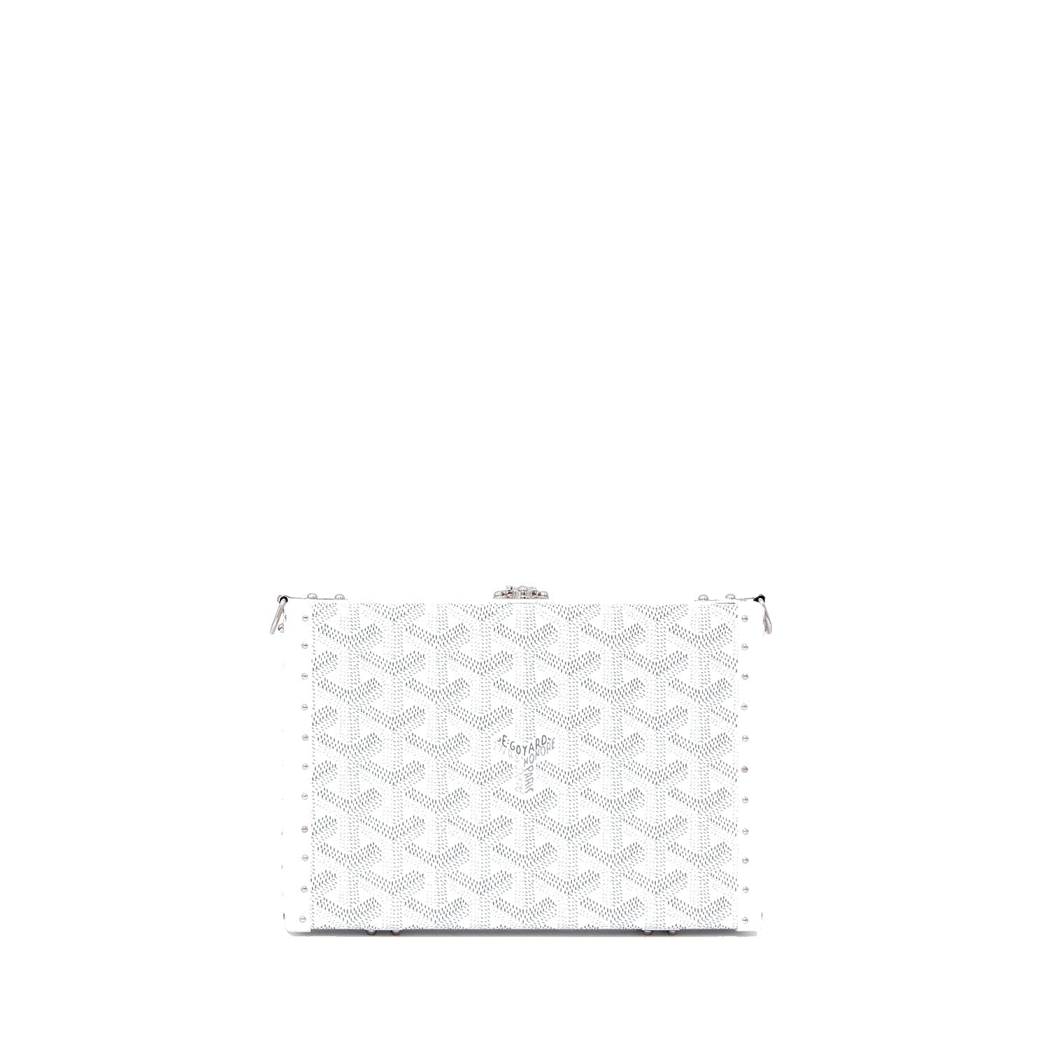 Trunk Crossbody Box Bag - White - 38