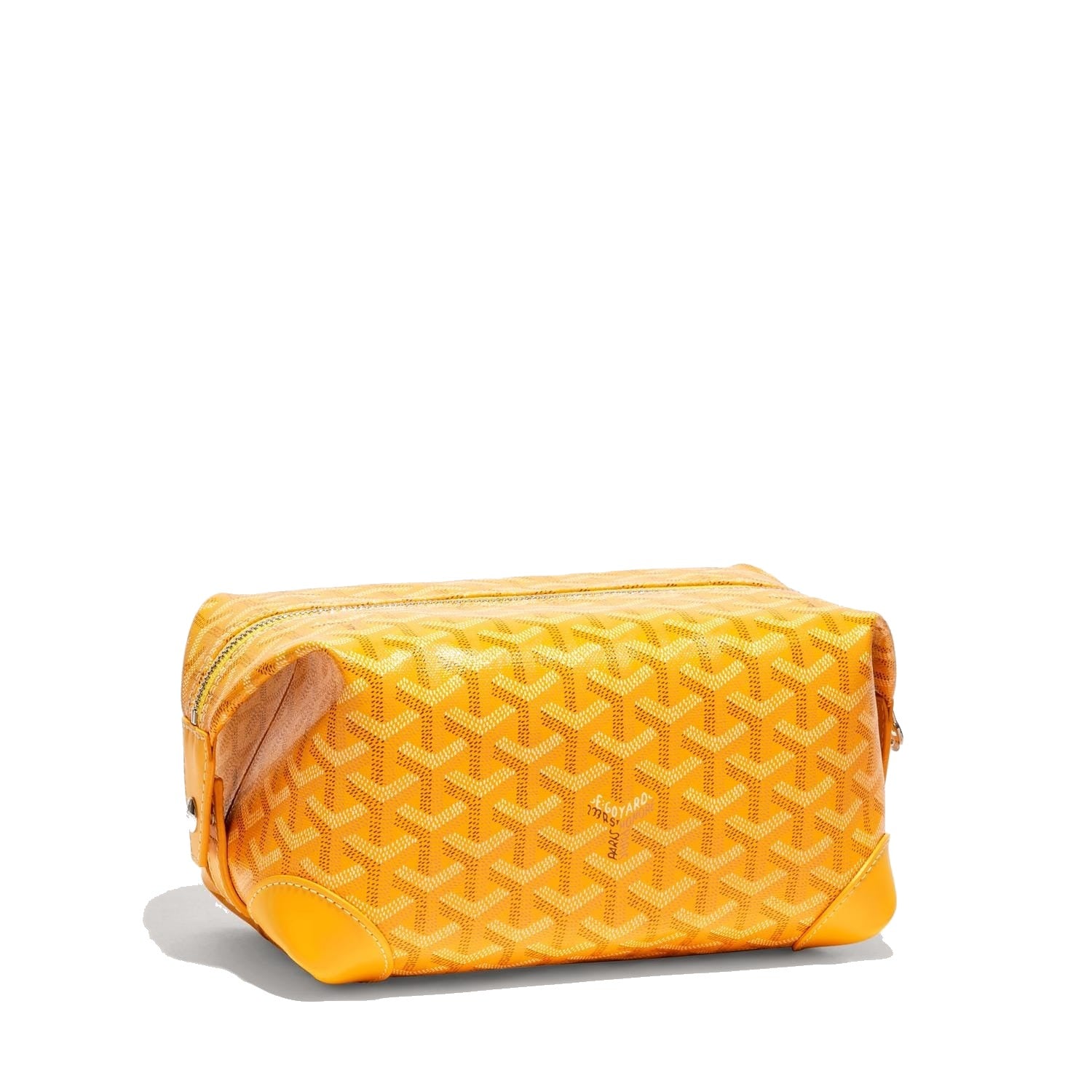 Canvas Bowling Toiletry Bag - Yellow