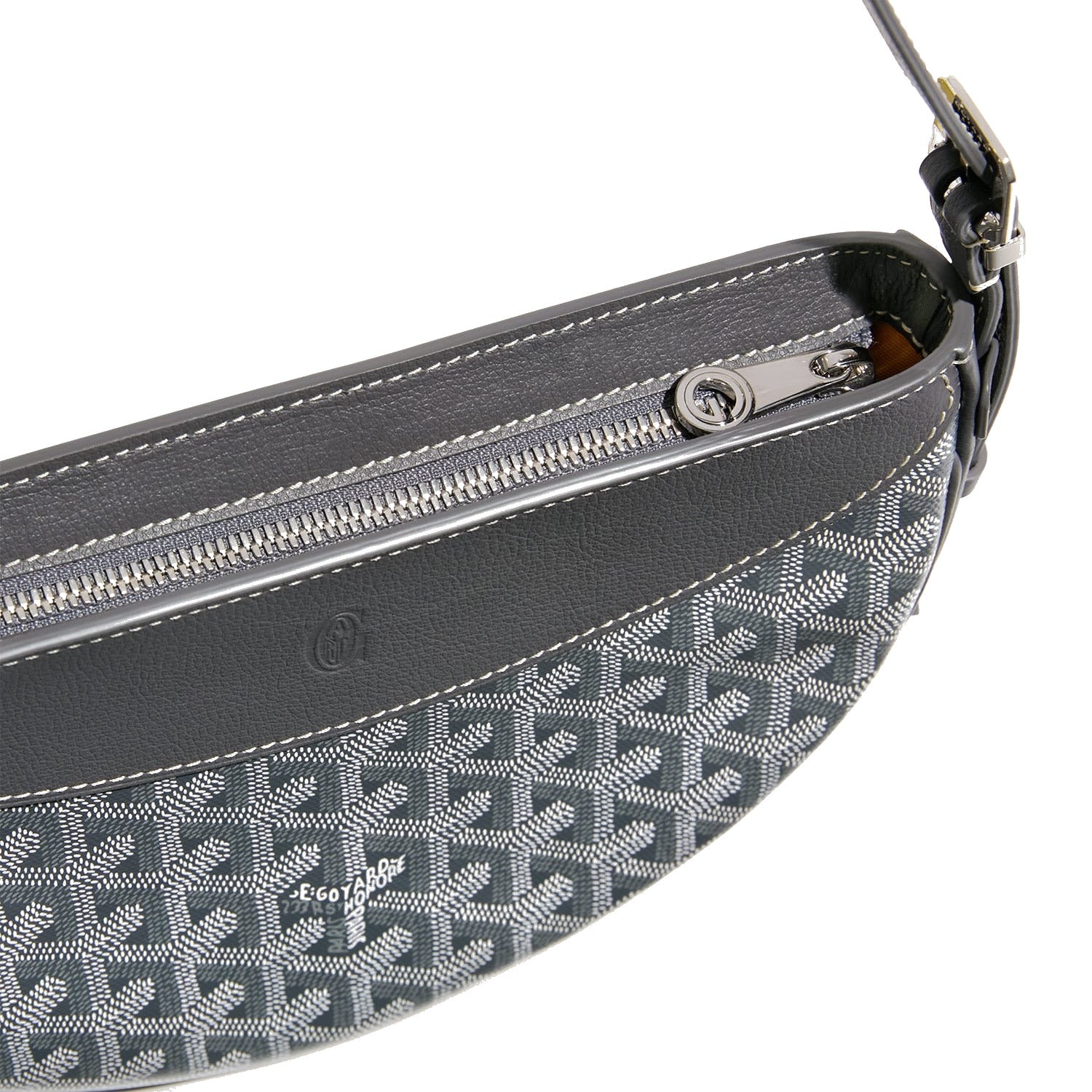 Crescent Shoulder Bag - Grey - 44