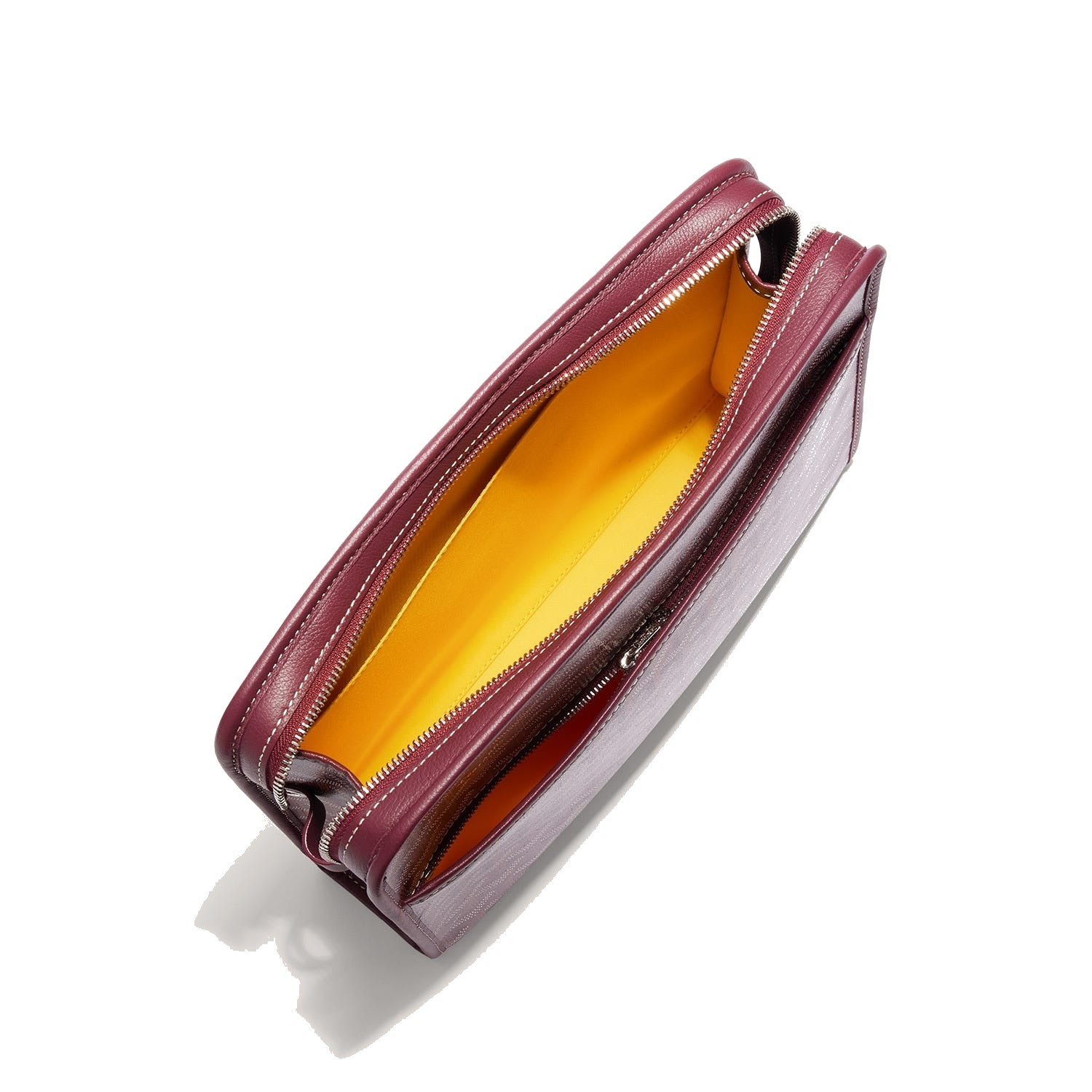 Canvas Toiletry Bag - Large - Burgundy - 35