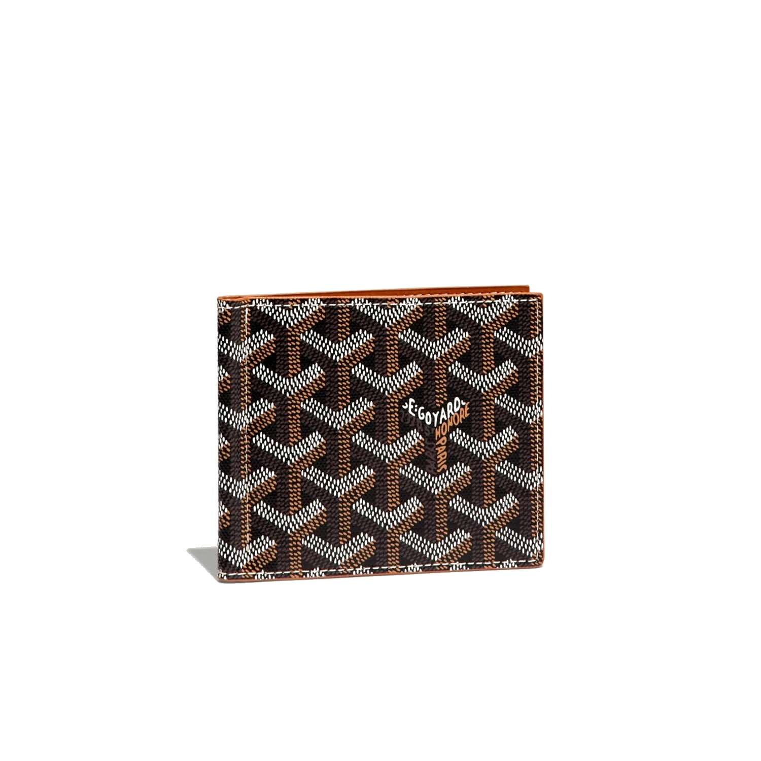 Leather Money Clip Card Holder - Black & Tan