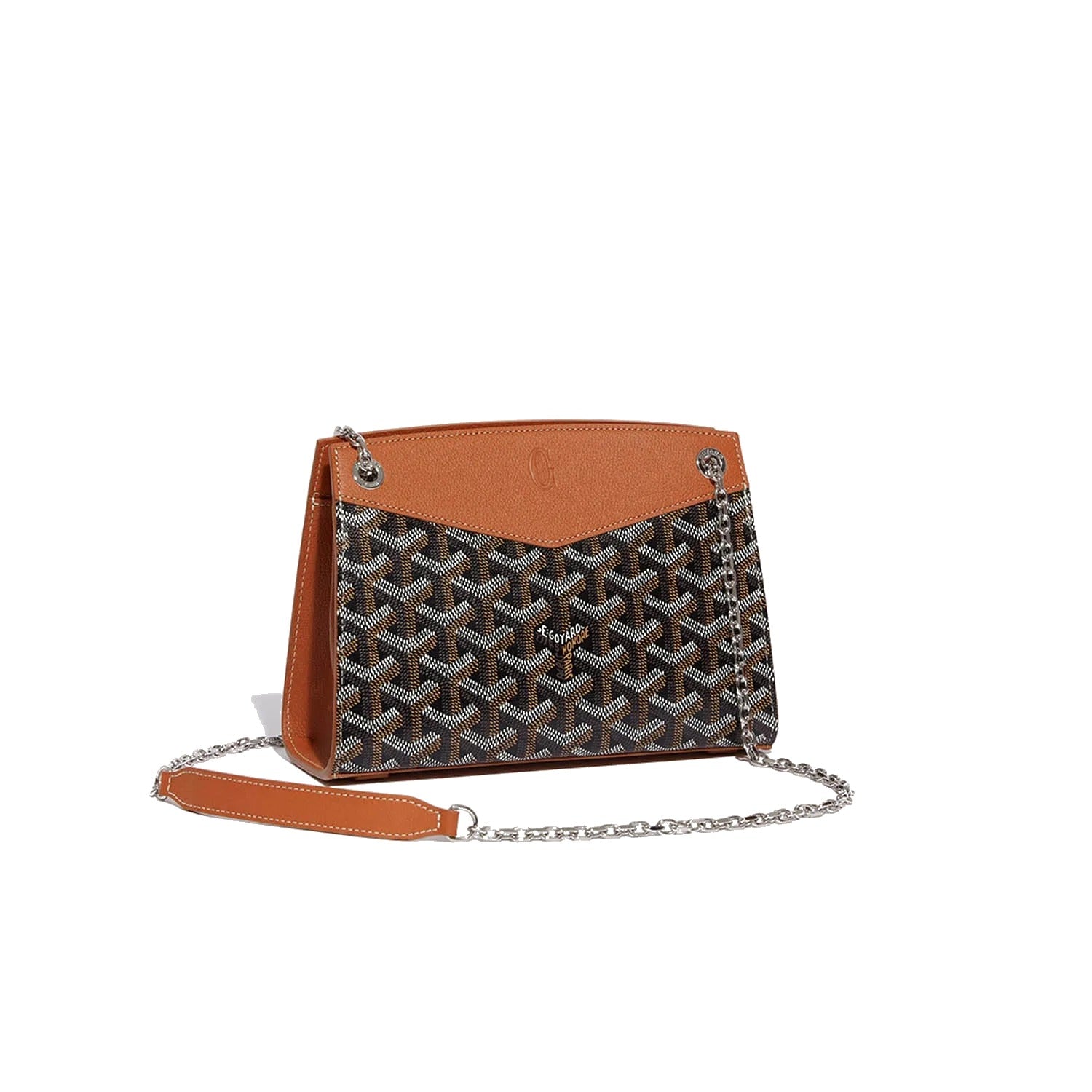 Structured Mini Bucket Bag - Black & Tan