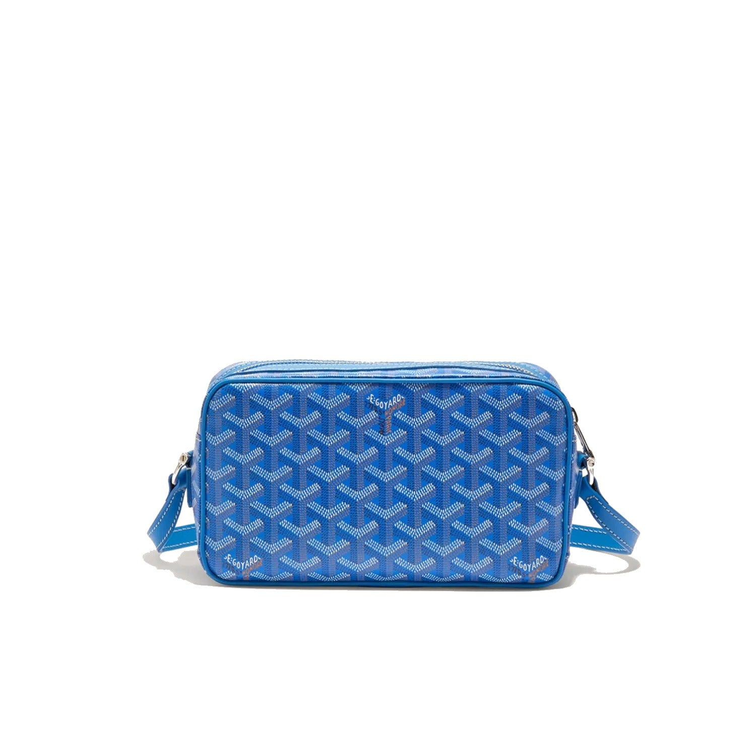 Compact Crossbody Flap Bag - Sky Blue - 27