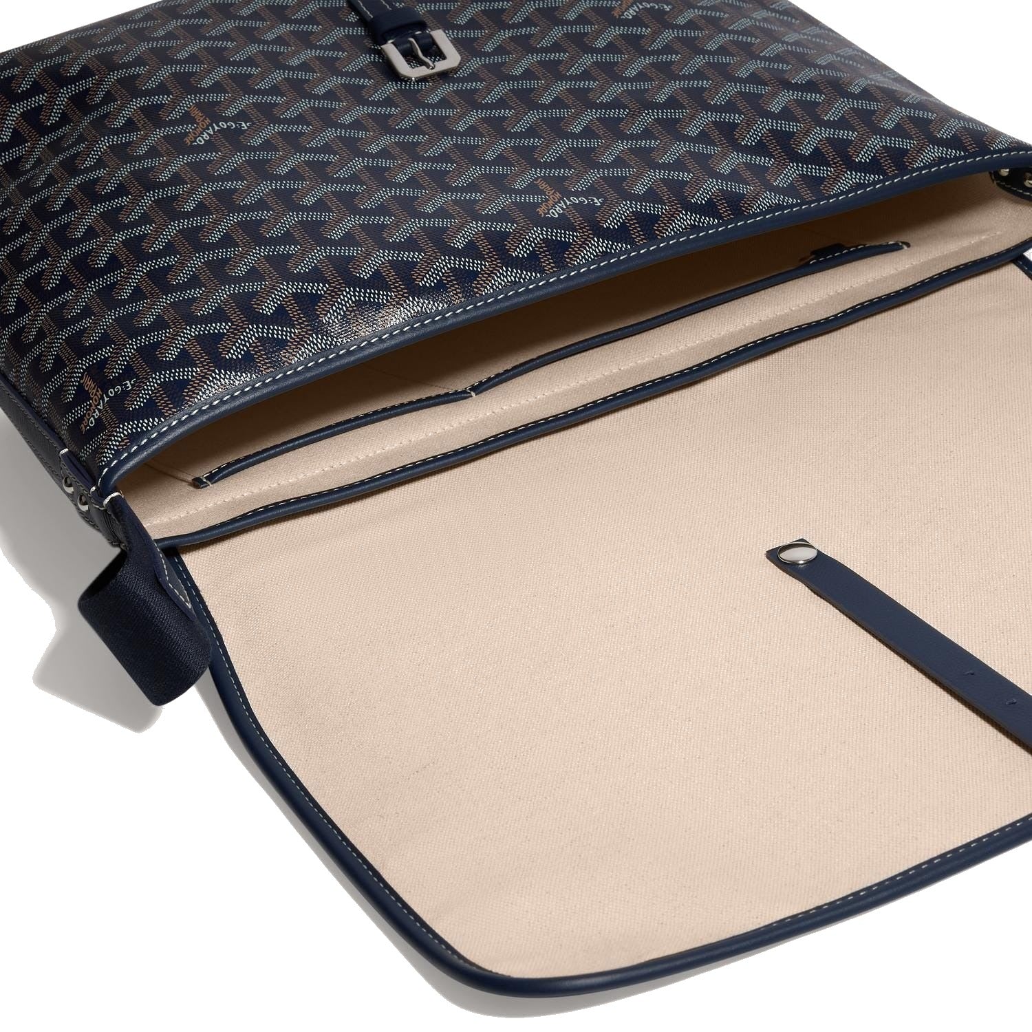 Classic Messenger Bag - Medium - Navy Blue - 16