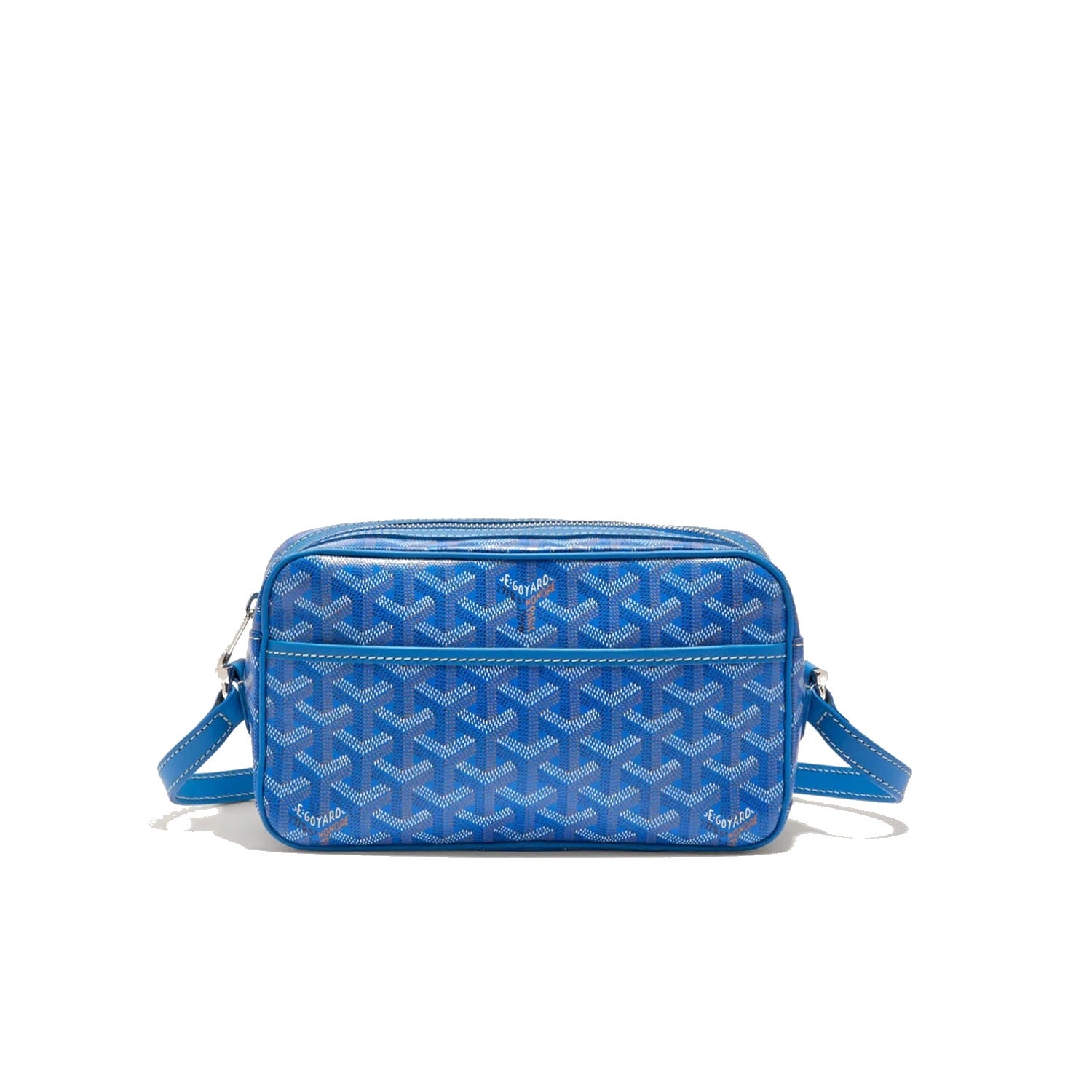 Compact Crossbody Flap Bag - Sky Blue - 26