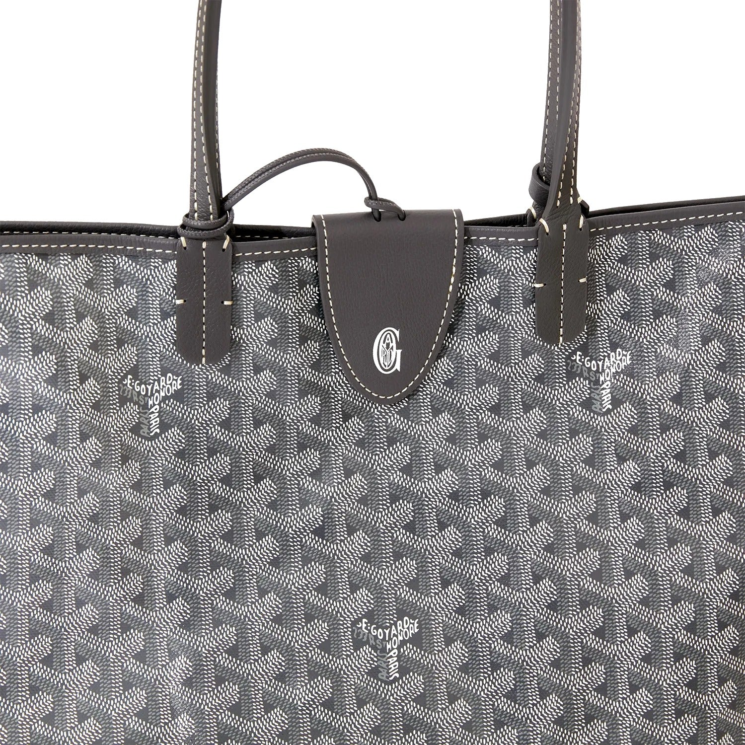 Canvas Tote with Personalized Stripes - Small - Grey - 63