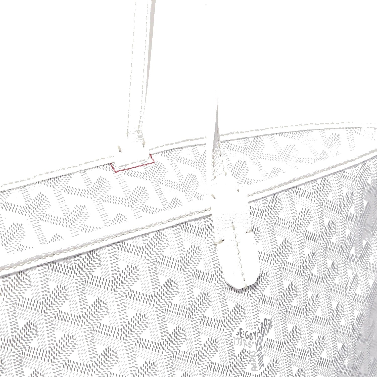 Zippered Canvas Tote - Medium - White - 39