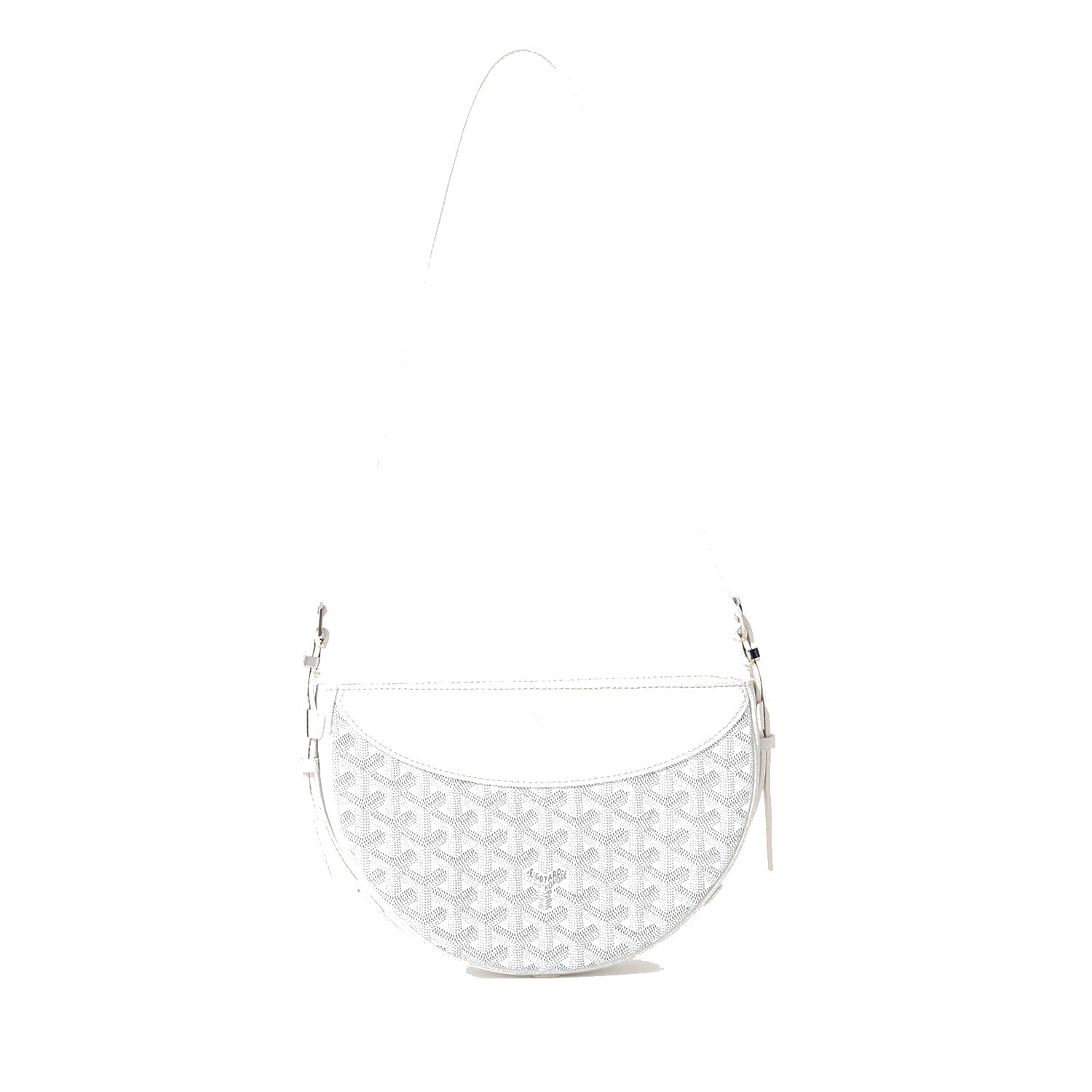 Crescent Shoulder Bag - White - 38