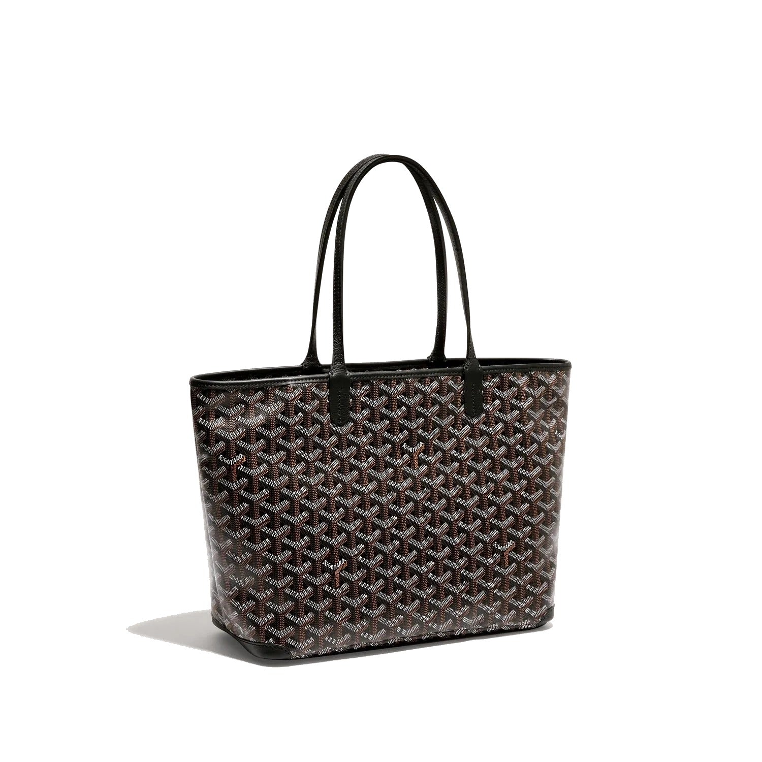 Zippered Canvas Tote - Small - Black