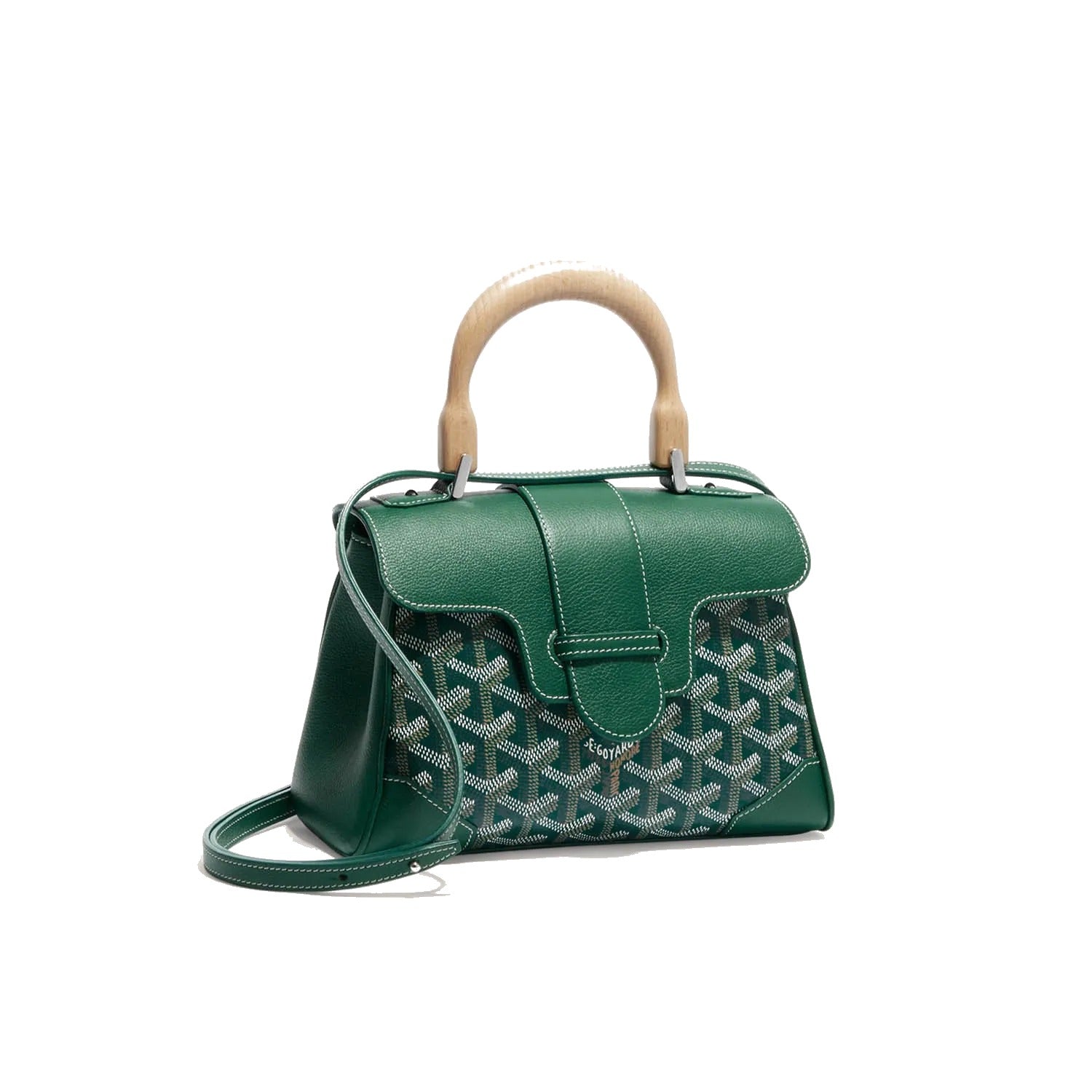 Soft Leather Mini Crossbody Bag - Green