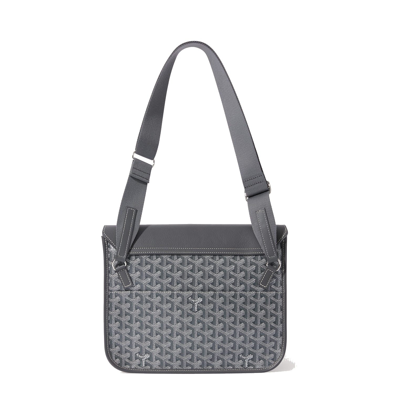 Sporty Messenger Crossbody - Medium - Grey - 23