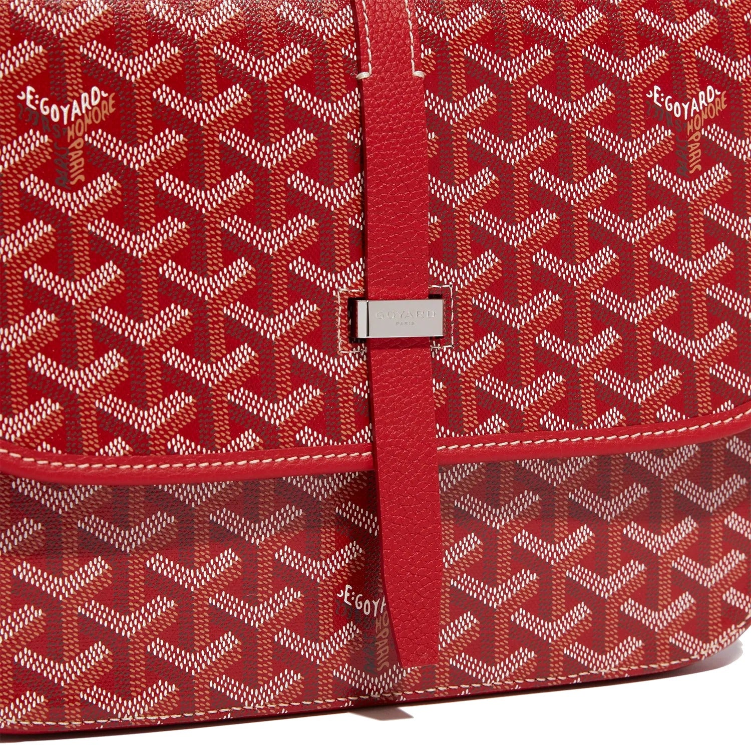 Canvas Crossbody Messenger - Medium - Red - 15