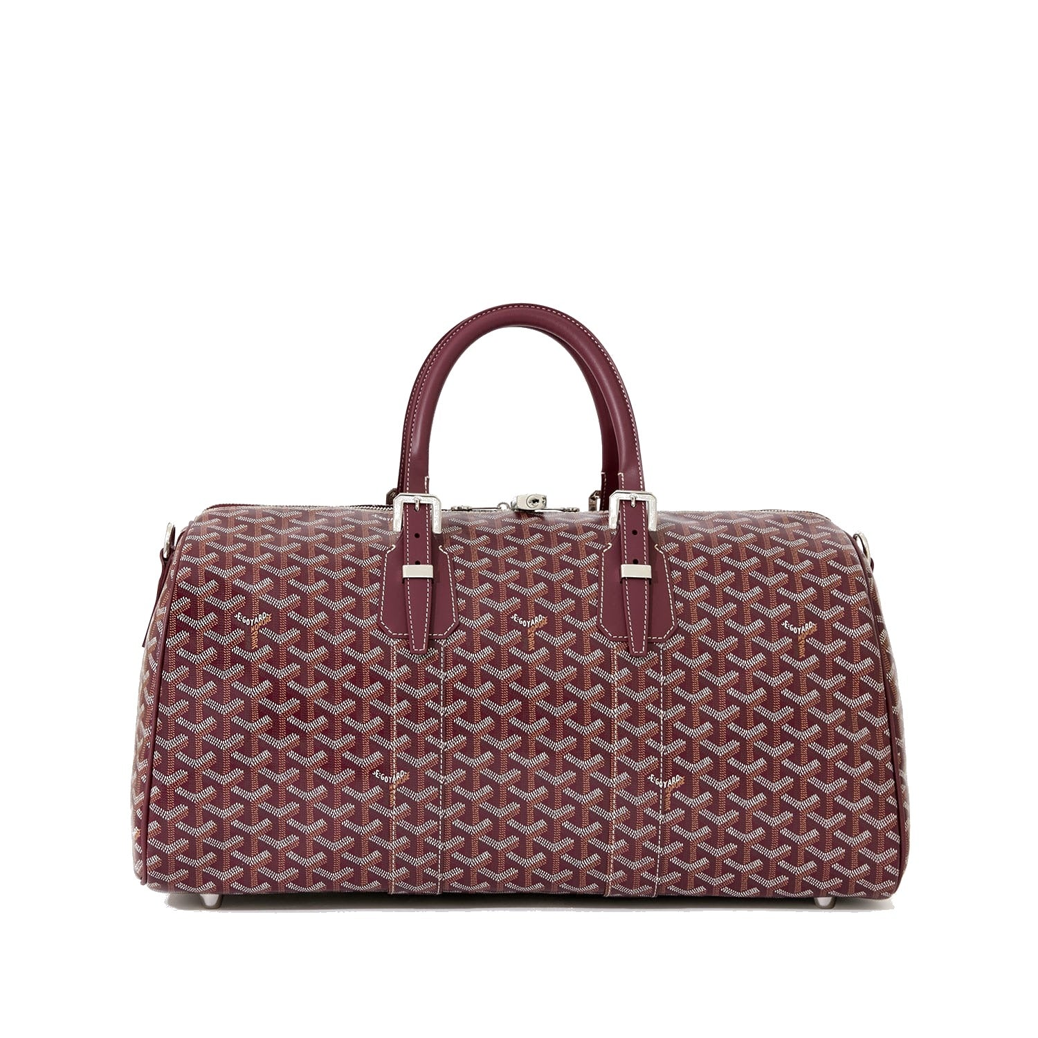 Canvas Travel Duffel - 45cm - Burgundy - 34
