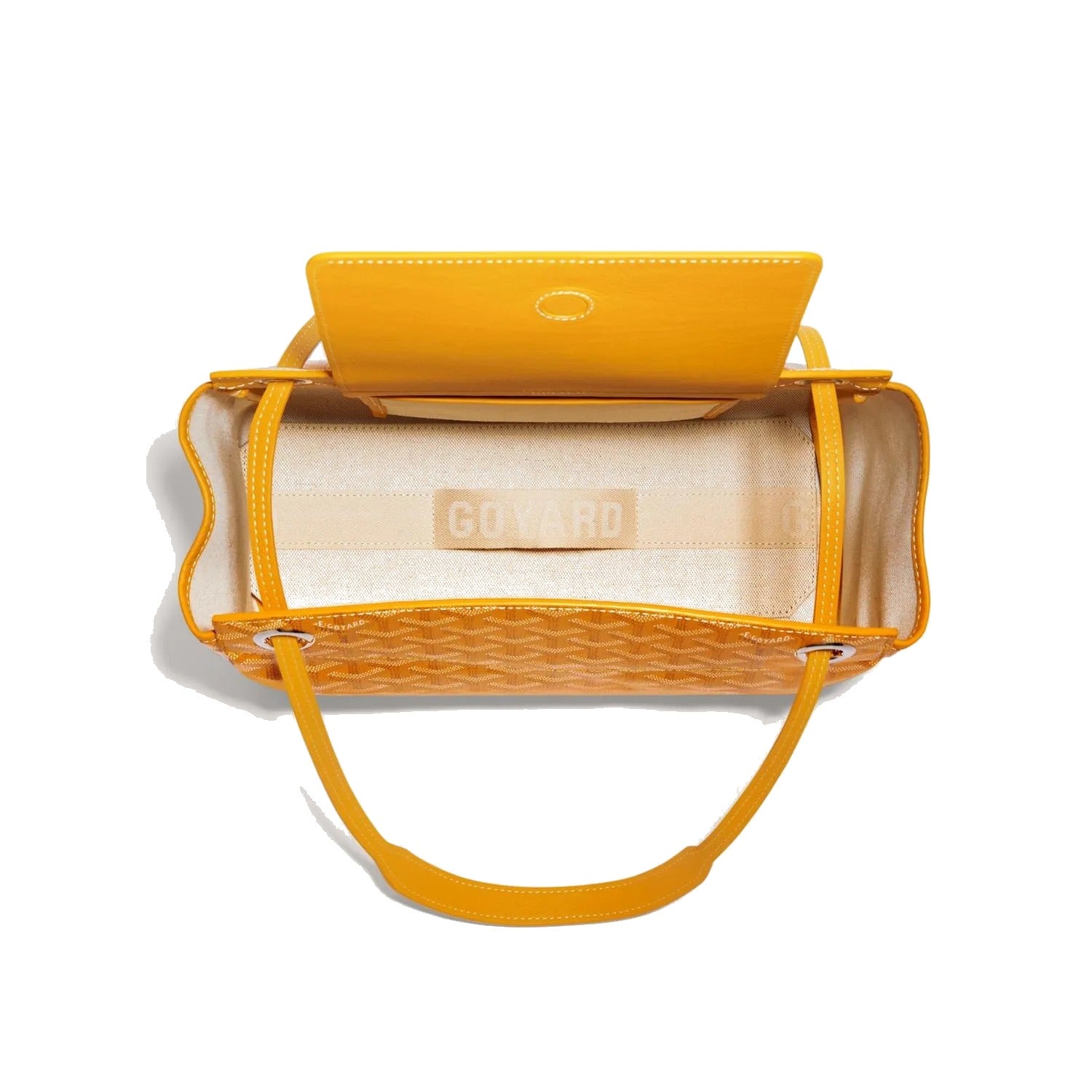 Soft Drawstring Bucket Bag - Yellow - 70