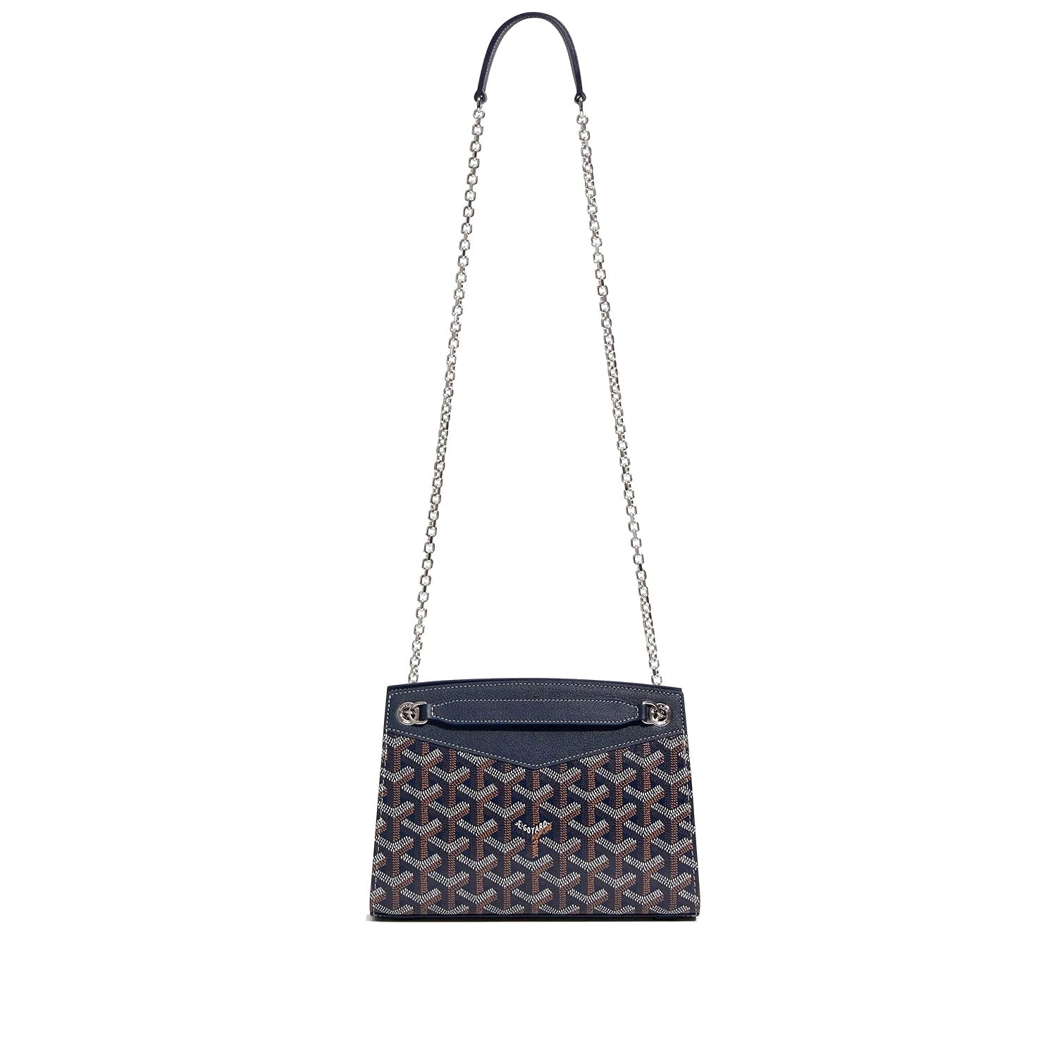 Structured Mini Bucket Bag - Navy Blue - 38