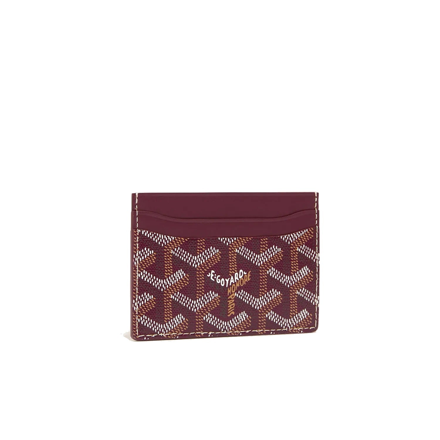 Classic Bi-Fold Card Holder - Burgundy
