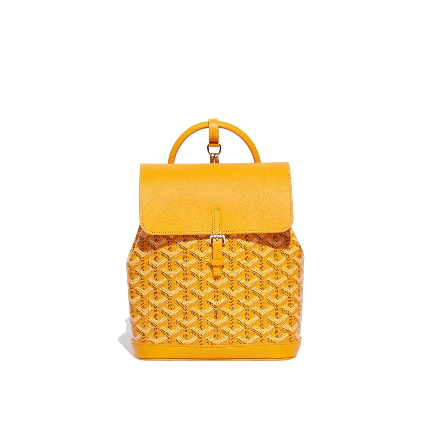 Mini Canvas Backpack - Yellow - 22