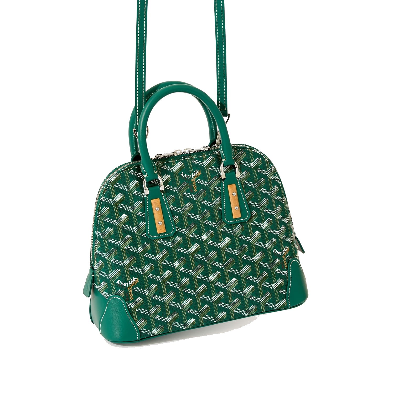 Mini Structured Top-Handle Bag - Green - 30