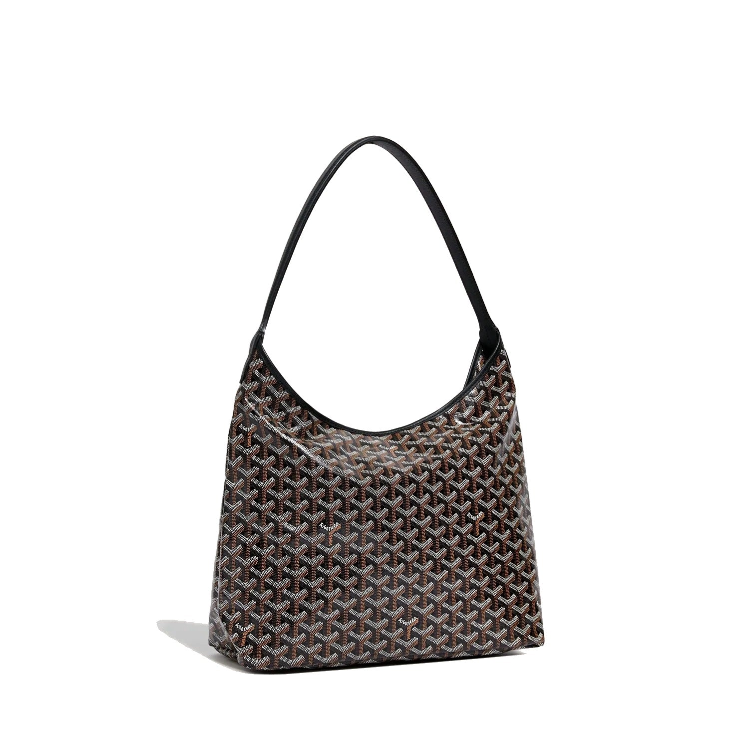 Slouchy Hobo Shoulder Bag - Black