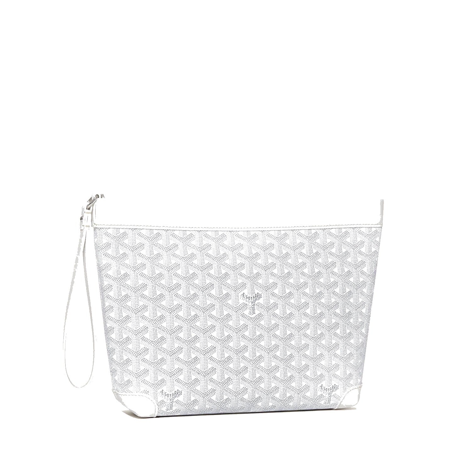 Compact Leather Everyday Pouch - White