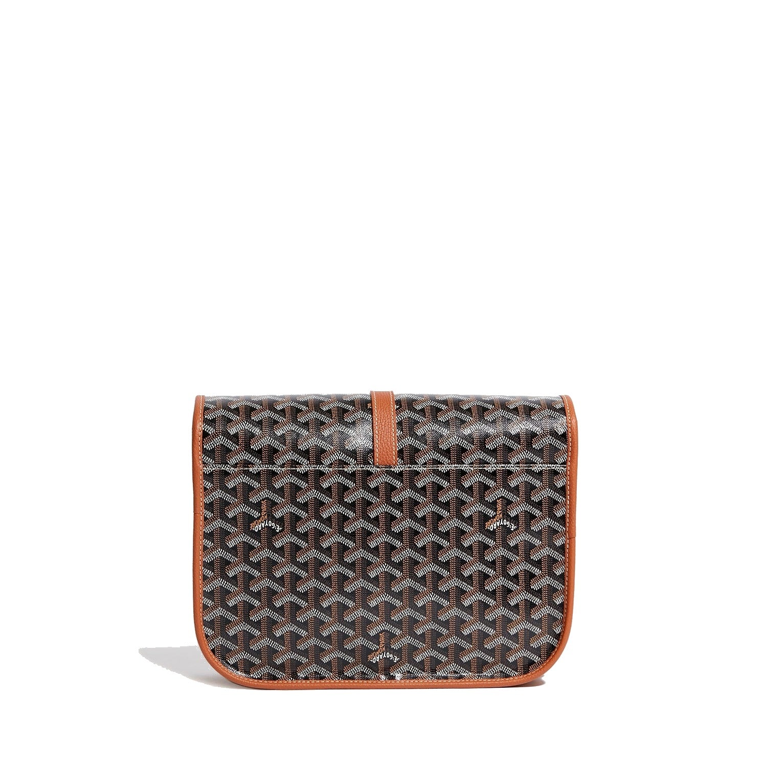 Canvas Crossbody Messenger - Medium - Black & Tan - 8