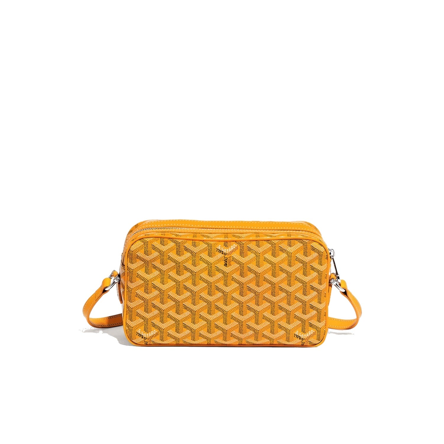 Compact Crossbody Flap Bag - Yellow - 19