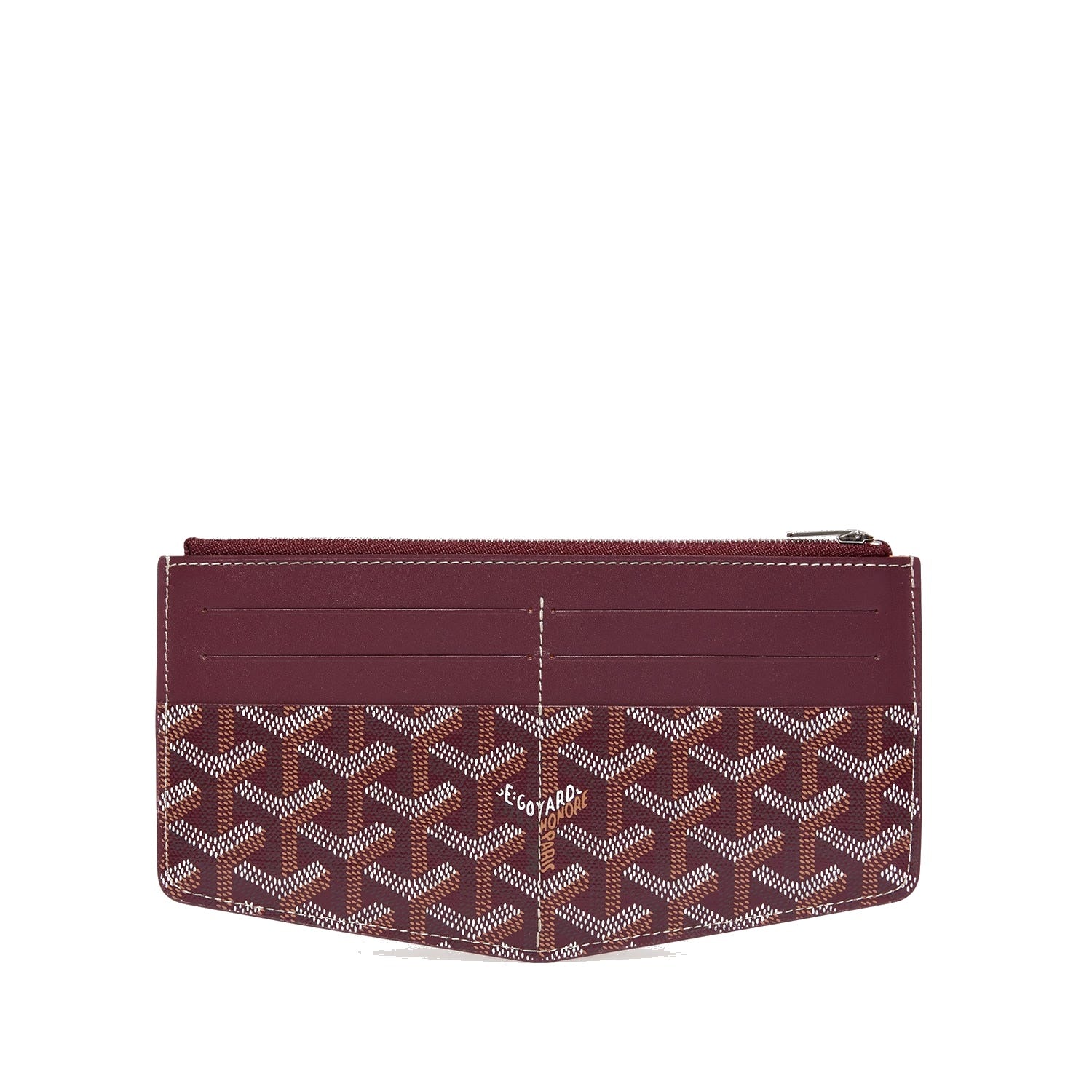 Zip-Around Wallet Insert - Burgundy - 18