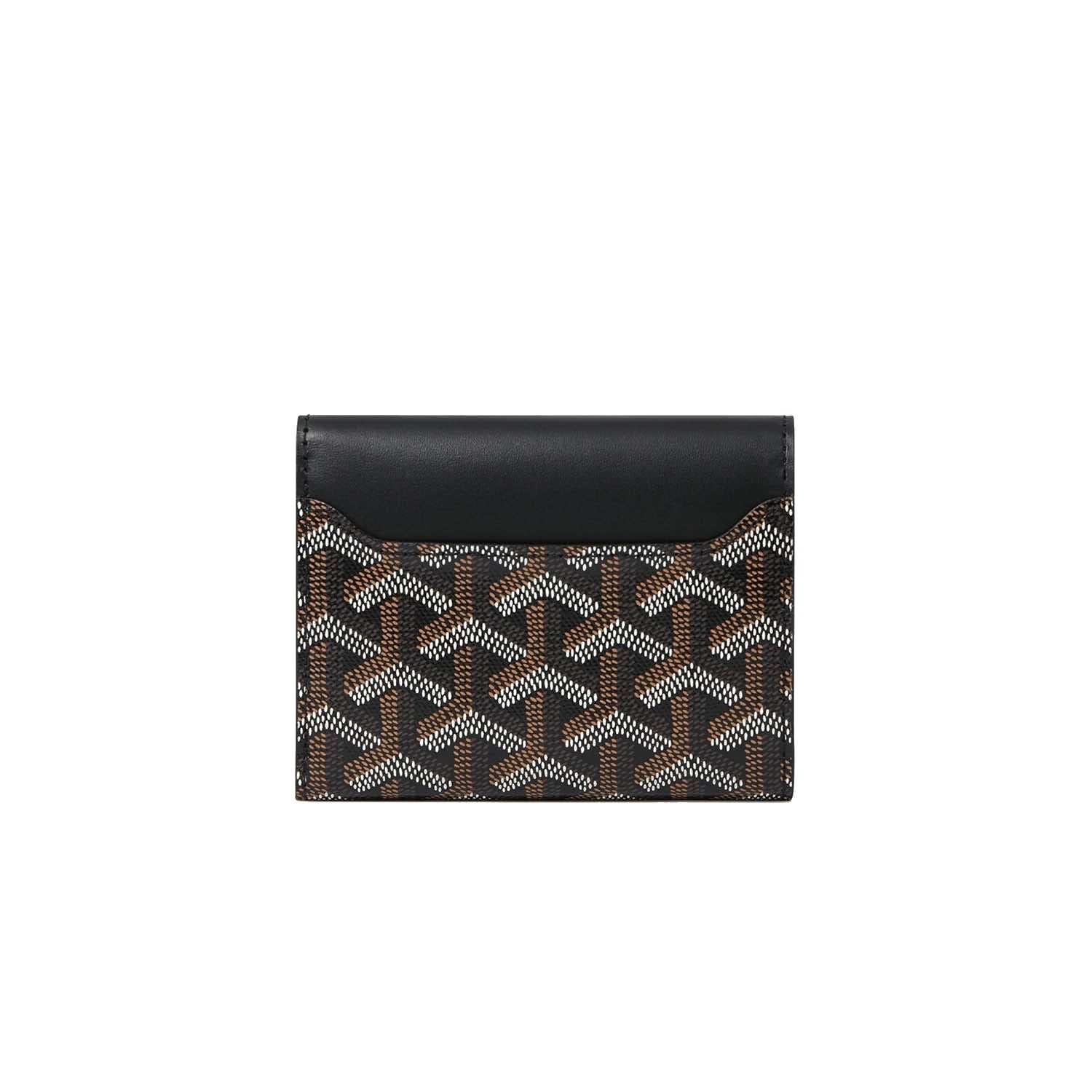 Compact Bi-Fold Wallet with Coin Pocket - Black - 2