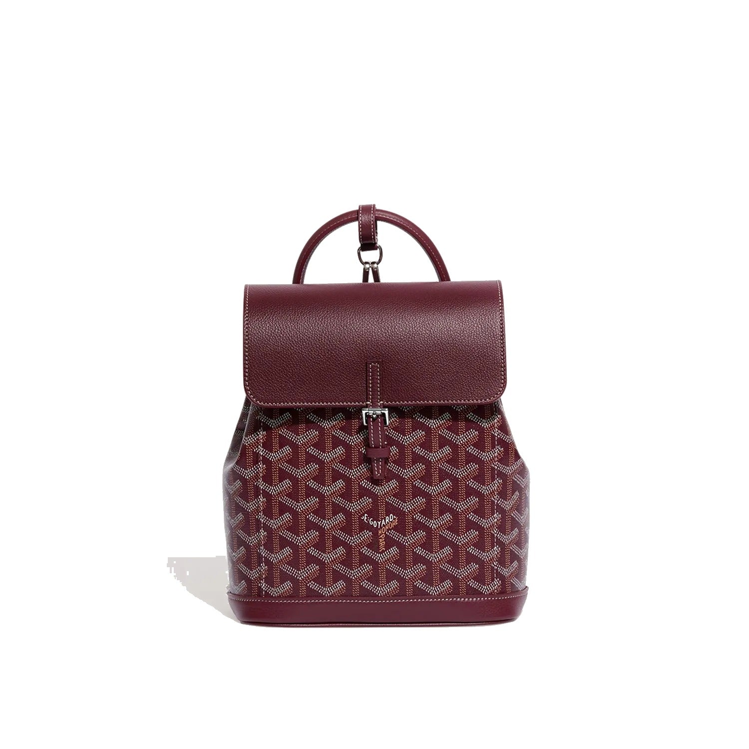Mini Canvas Backpack - Burgundy - 42