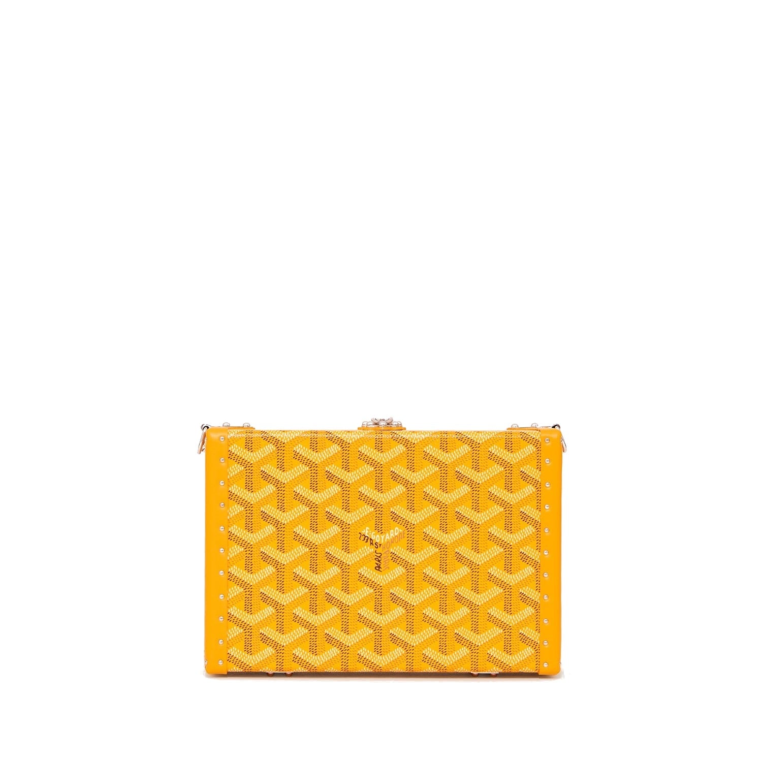 Trunk Crossbody Box Bag - Yellow