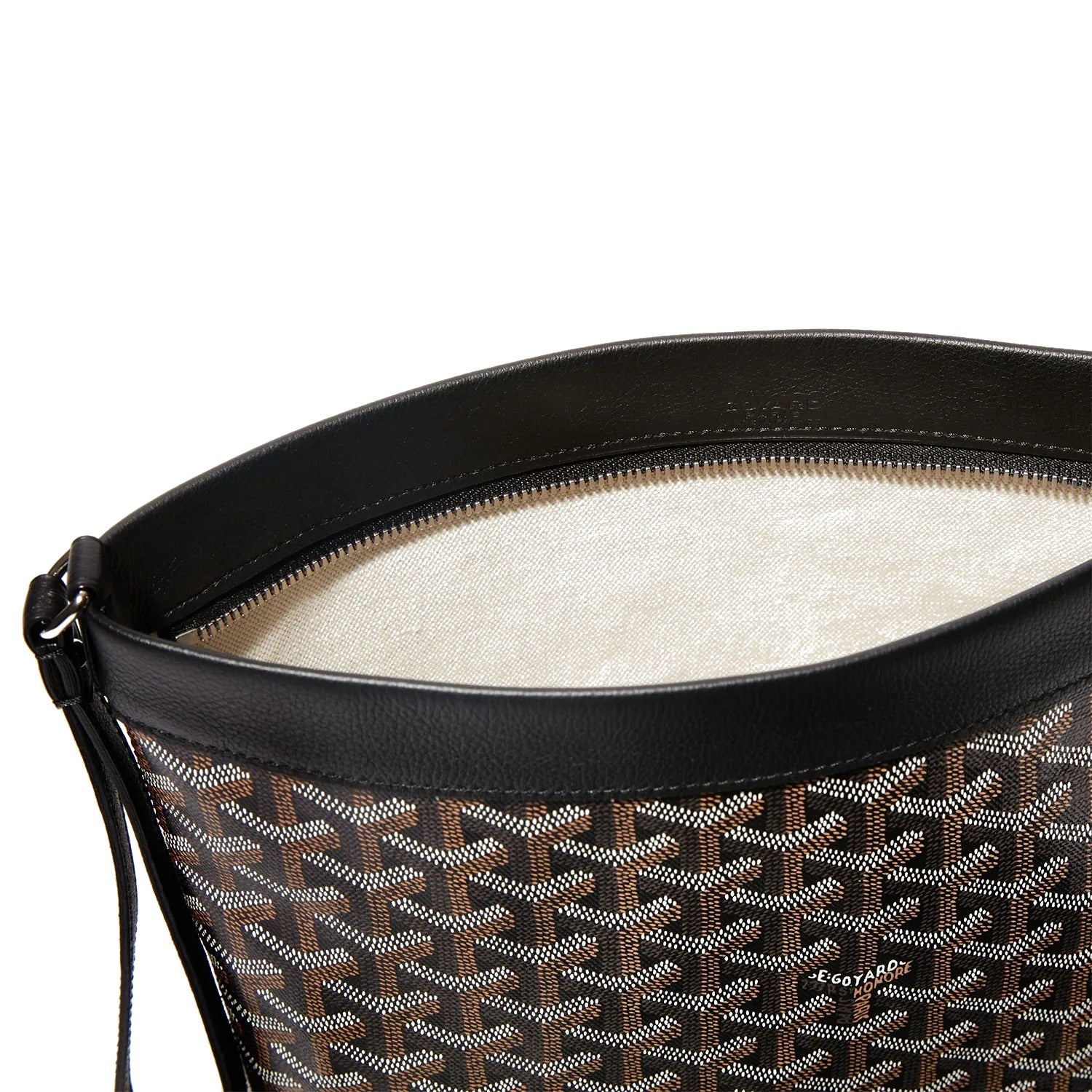 Compact Leather Everyday Pouch - Black - 4
