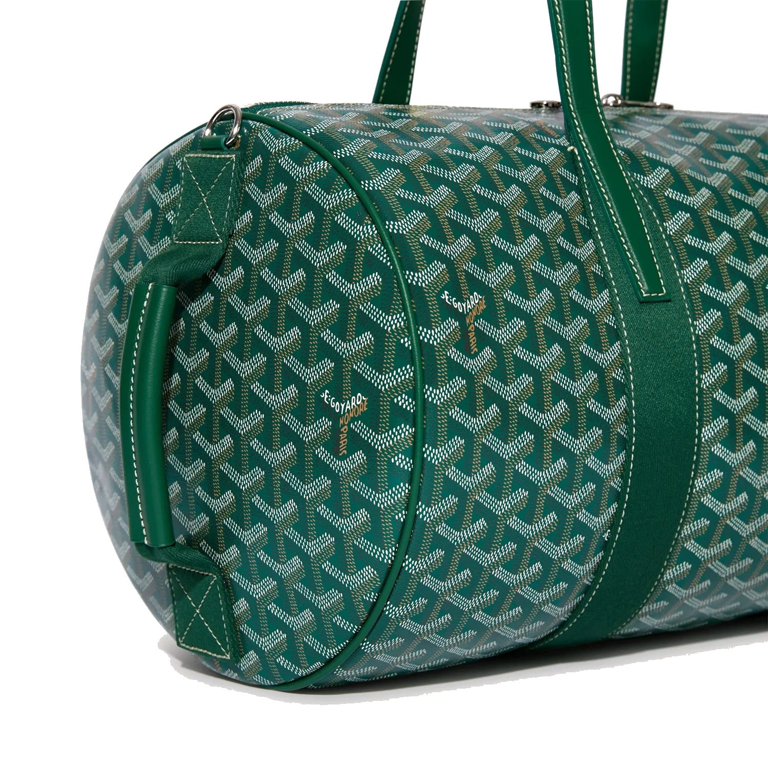 Canvas Sports Duffel Bag - Green - 24