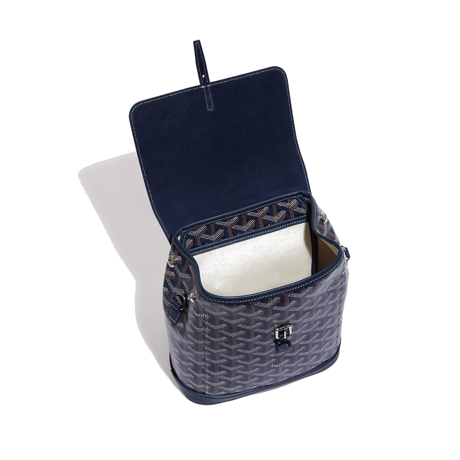 Mini Canvas Backpack - Navy Blue - 40